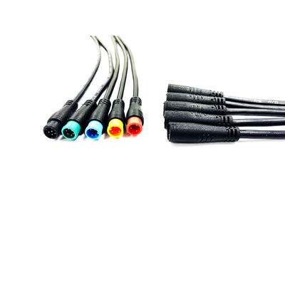 Mini Su Geçirmez Y Konnektörü IP65 M8 Elektrikli PVC İtmeli Kilit Kablosu Kullanımı