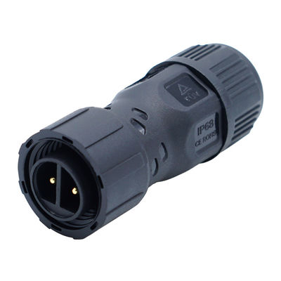 M16 vida tipi IP68 Dış LED ışığı için erkek ve kadın su geçirmez fiş bağlantıları