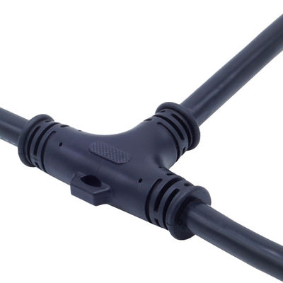 IP68 Su geçirmez T Tipi Bağlantısı 250V 10A Nylon/PVC fiş