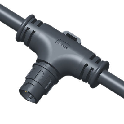 IP68 Su geçirmez T Tipi Bağlantısı 250V 10A Nylon/PVC fiş