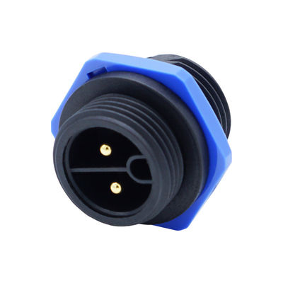 Panel Mount Socket M20 2-4 Pin Screw Type Su geçirmez LED IP67 Bağlantıları