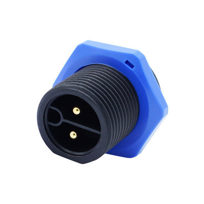 Panel Mount Socket M20 2-4 Pin Screw Type Su geçirmez LED IP67 Bağlantıları