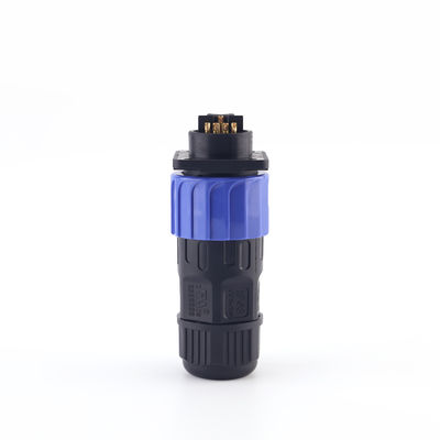 Customized IP67 Waterproof Plug, M23 Panel Mount Female Electric Self-locking Waterproof Connector